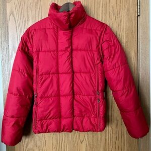 Women’s Red Puffer Jacket